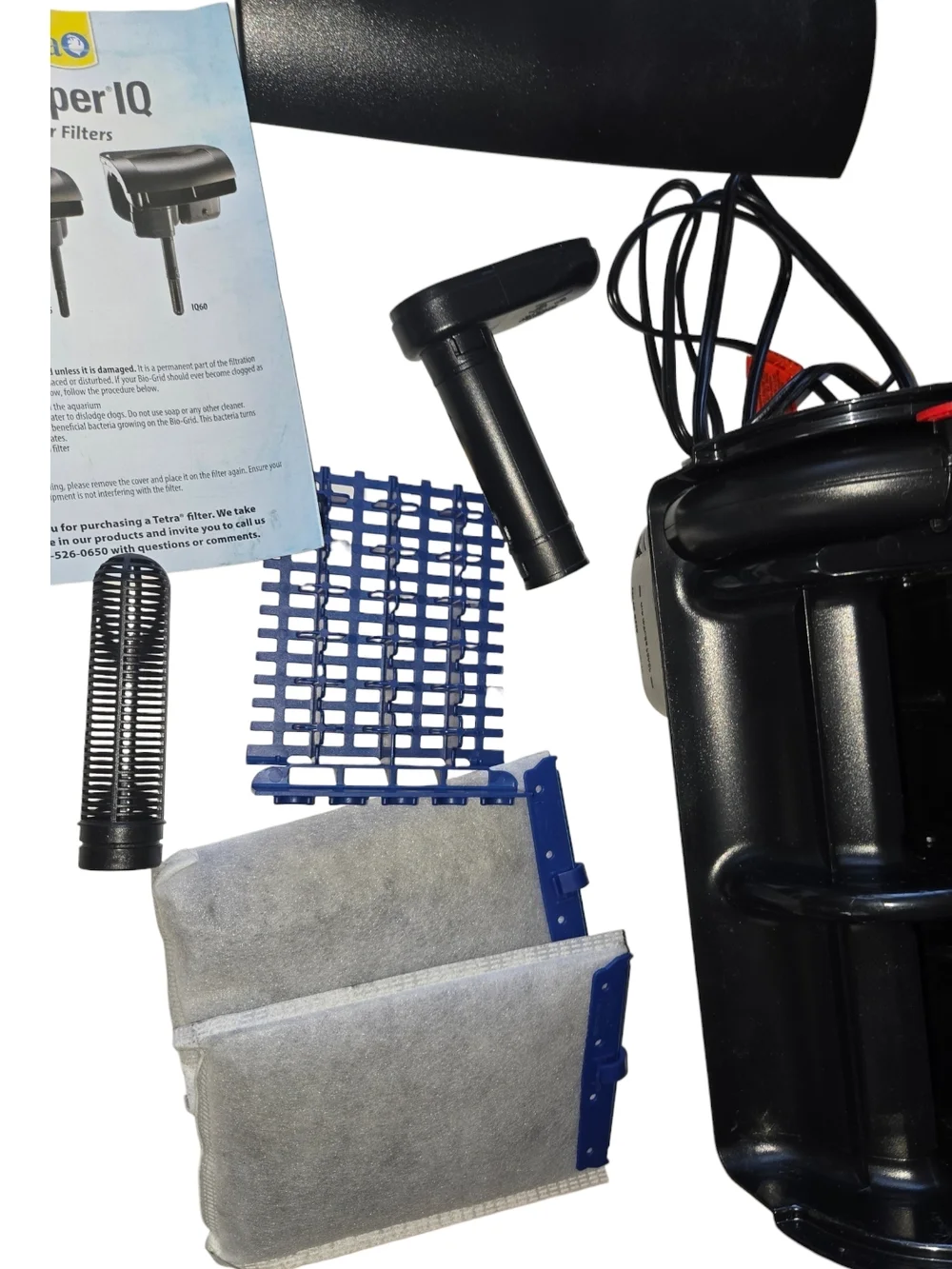 Tetra Whisper IQ Aquarium Filter - 60 Gallons With Stay Clean Technology